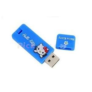 4GB Mini Kitty Flash Drive (Blue) Electronics