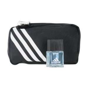   by Adidas Gift Set for MEN EDT SPRAY .5 OZ & TOILETRY BAG Beauty