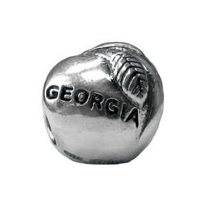 Georgia Peach Silver Bead