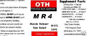Muscle Relaxer Pain Reliever Herbal SCIATICA Back Pain  