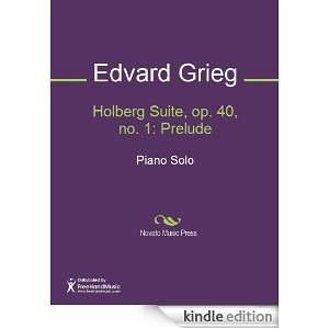Holberg Suite, op. 40, no. 1 Prelude Sheet Music Edvard Grieg 