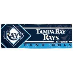  MLB Tampa Bay Rays Banner   2x6 Vinyl: Sports & Outdoors