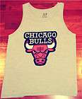 Chicago Bulls Hand Sewn Patch Tank Top Crewneck Sweater Jordan