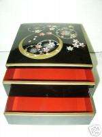 Japanese Jubako #4 Lunch Dinner Lacquer Box Bento New  