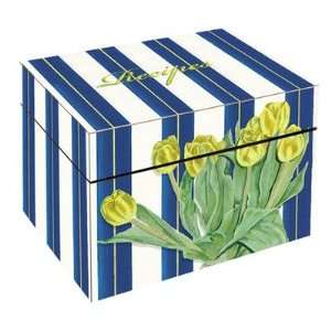  Tulips Large Recipe Box