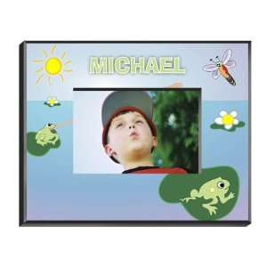  Personalized Frog Pond Photo Frame for Boys Baby