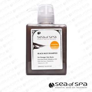   sea Mineral Salt BLACK MUD Natural Hair SHAMPOO Sea Of Spa™ 500ml