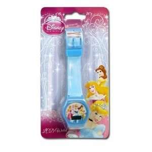  Disney Princess LCD Watch   Blue Band: Toys & Games