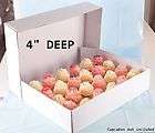 deep strong heavy duty white cupcake boxes