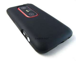   SILICONE GEL RUBBER SKIN CASE COVER SPRINT HTC EVO 3D PHONE ACCESSORY