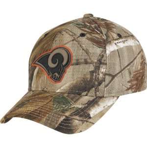   Louis Rams Realtree Camo Structured Hat Adjustable: Sports & Outdoors