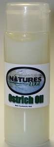 Natures Edge 4 oz Pure Ostrich Oil Cosmetic Grade Better then EMU Oil 