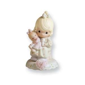   Precious Moments Growing in Grace Age Four Porcelain Figurine Jewelry