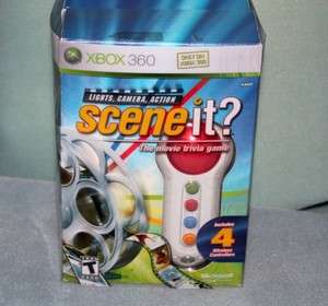 Xbox 360 Scene It?   Set of 4 Wireless Remote Controllers  