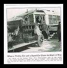 1931 Fire Department Truck Trolley Dallas Texas Print
