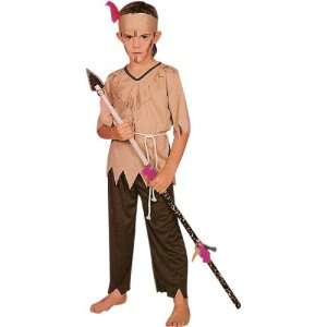  Childs Indian Native Boy Costume (Sz Small 4 6) Toys 