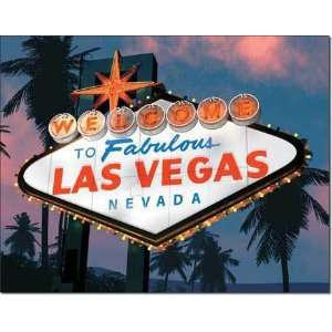  Tin Sign  Vegas Sign Night   540871 Patio, Lawn & Garden