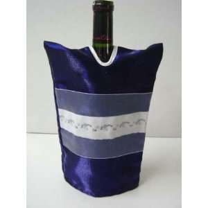  Wine Bottle Cover Royal Blue