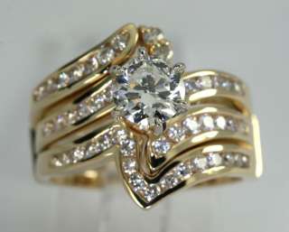 48 ROUND GIA CERT DIAMOND ENGAGEMENT RING + FREE MATCHING DIAMOND 