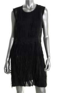 DKNY NEW Black Cocktail Dress Silk Sale 02  