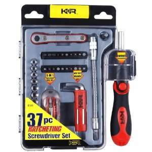  KR Tools 81241 37 Piece Ratcheting Screwdriver Set