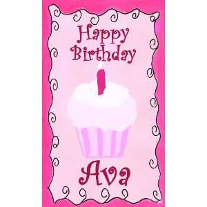  Birthday Cupcake Banner Personalized 