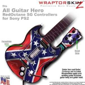 Confederate Flag Skin by WraptorSkinz TM fits All Sony PS2 Guitar Hero 