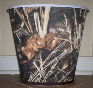 RealTree Max 4 Camo Wastebasket made with fabric sage grass duck 