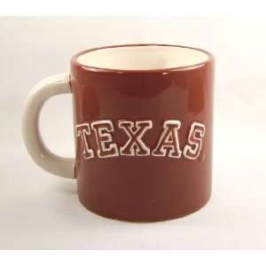  University of Texas Longhorns Embossed Mascot Mug: Kitchen 