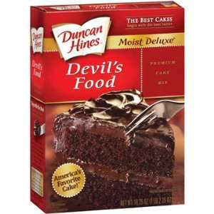 Duncan Hines Cake Mix Devils Food   16.5oz (6 pack):  