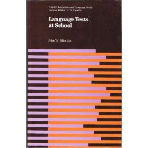  Language Tests at School A Pragmatic Approach (Applied 