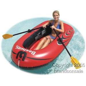  Inflatable Boat Kit With Oars and Pump