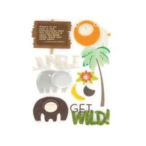  Design Shop Stickers: Jungle Animals: Home & Kitchen