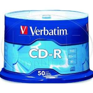  Verbatim 94691/95058KIT CDR 52 X 50PK SPINDLE AND DVD  R 