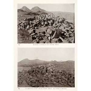  1906 Print Shelters Stones Hill Temple Serabit Sinai Egypt 