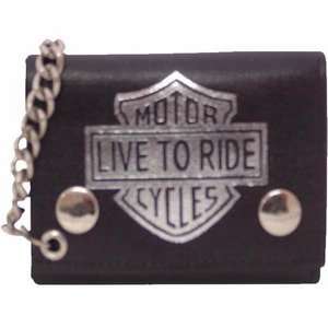  Wallet Leather Chain w/ Motorcycle Imprint  946 40 