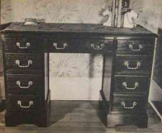 Writing DESK HowTo Build PLANS Mahogany Colonial style  