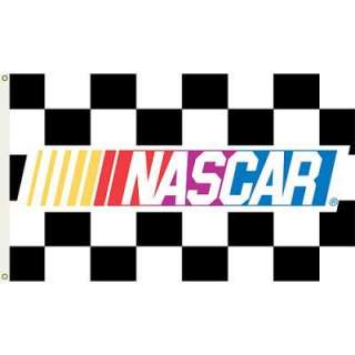 NASCAR RACING SIGN FLAG 3 X 5 BANNER CHECKERED  