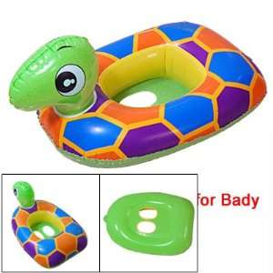   Colorful Tortoise Design Inflatable Baby Swim Seat Boat Toys & Games