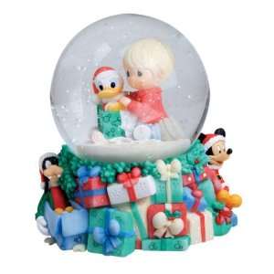  Boy with Donald Duck Musical Water Globe: Home & Kitchen