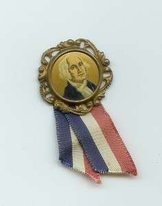 1899 GEORGE WASHINGTON CENTENNIAL MEMORIAL PIN American toy works 