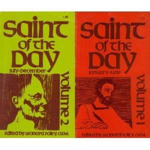  Saint of the Day (Volume 1 & 2) Leonard Foley Books