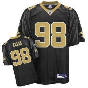  New Orleans Saints NFL Jerseys #98 Sedrick Ellis BLACK 