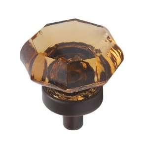  Old Town Glass Knob Amber 1