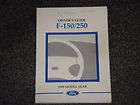 1999 ford f150 owners manual  
