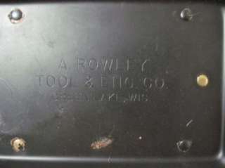 MIRACLE FIRE MAKER FIRE STARTER/A. ROWLEY TOOL & ENG CO  