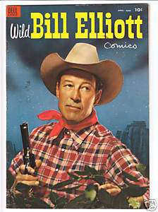 WILD BILL ELLIOTT # 13 Dell Western Comic 1954 FN+  