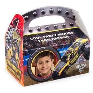    Monster Jam Personalized Empty Favor Boxes (8): Toys & Games