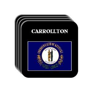  US State Flag   CARROLLTON, Kentucky (KY) Set of 4 Mini 