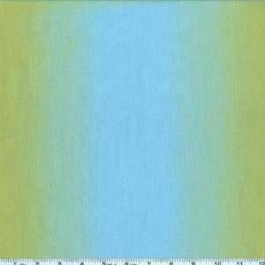   Ombre Stripe Blue/Sage Fabric By The Yard Arts, Crafts & Sewing